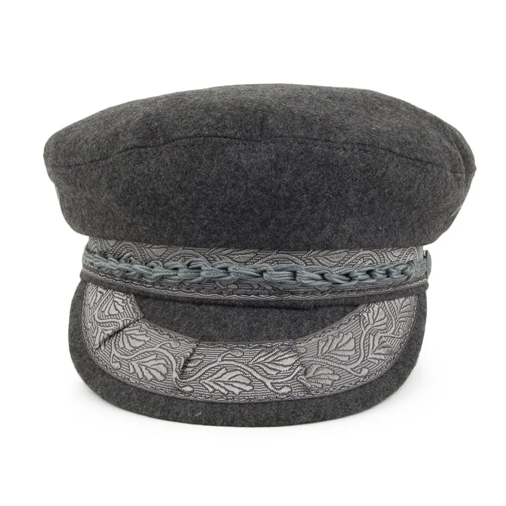 Jaxon & James Classic Wool Greek Fisherman Cap - Grey