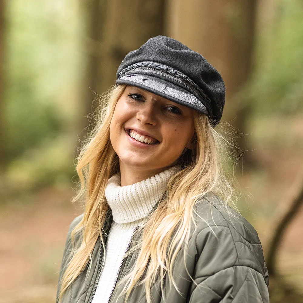 Jaxon & James Classic Wool Greek Fisherman Cap - Grey
