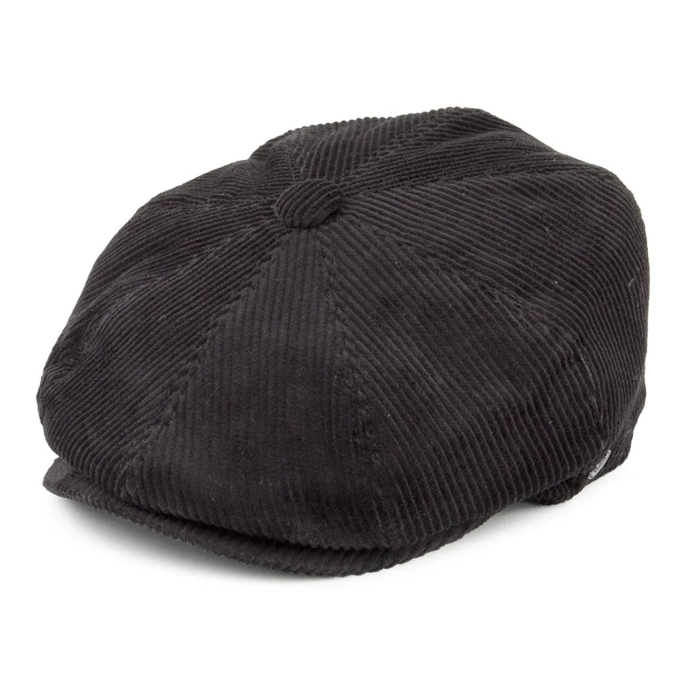 Jaxon & James Corduroy Newsboy Cap - Black