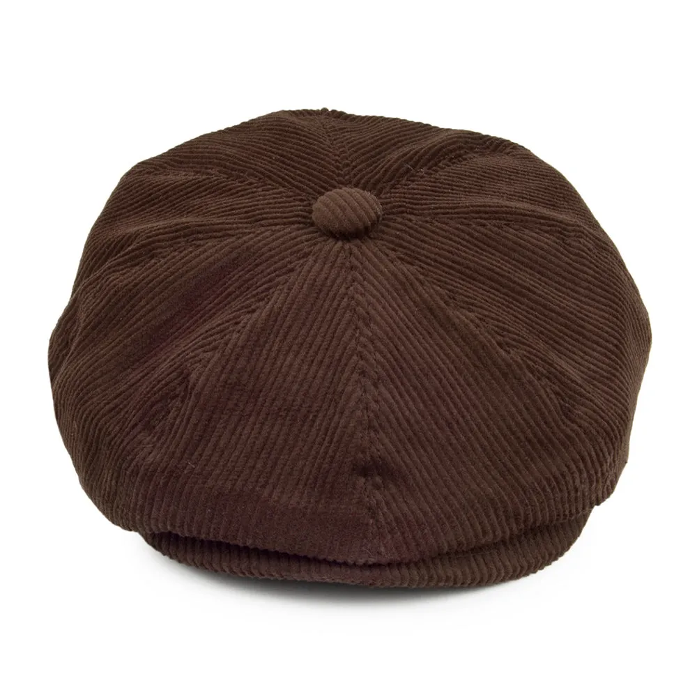 Jaxon & James Corduroy Newsboy Cap - Brown