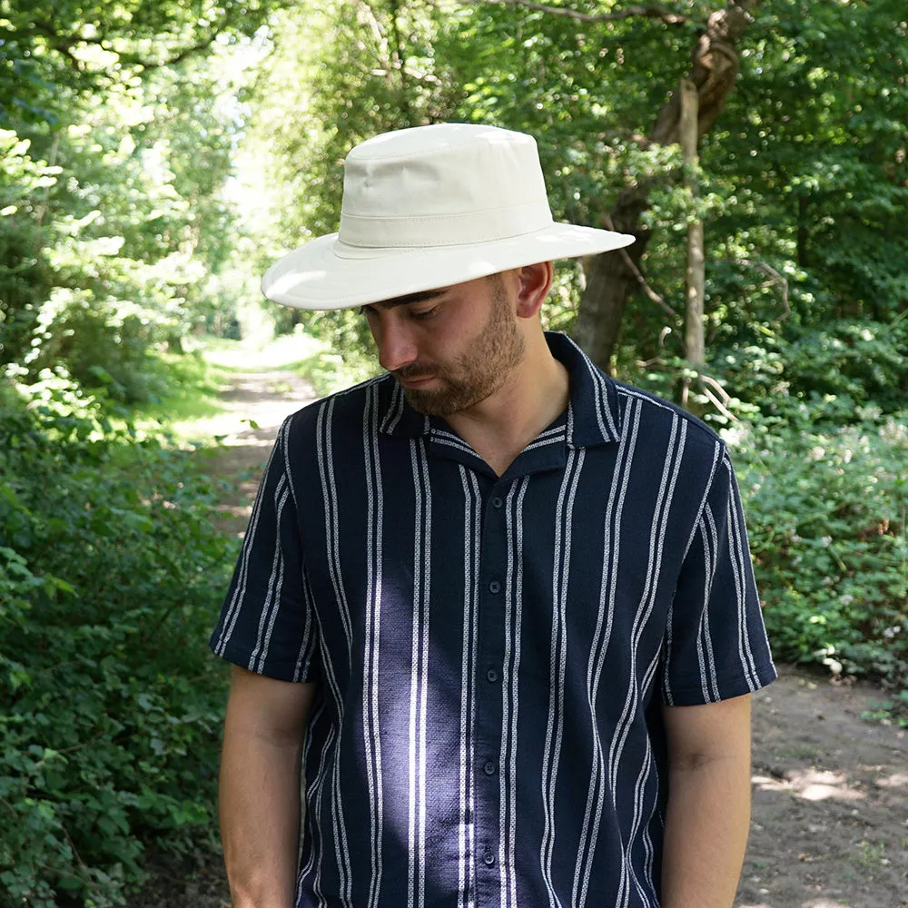Jaxon & James Cotton Canvas Packable Sun Hat - Ivory