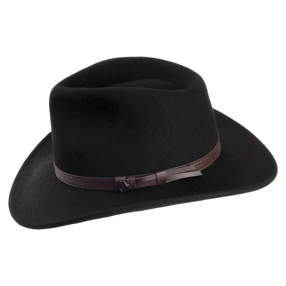 Jaxon & James Crushable Outback Hat - Black