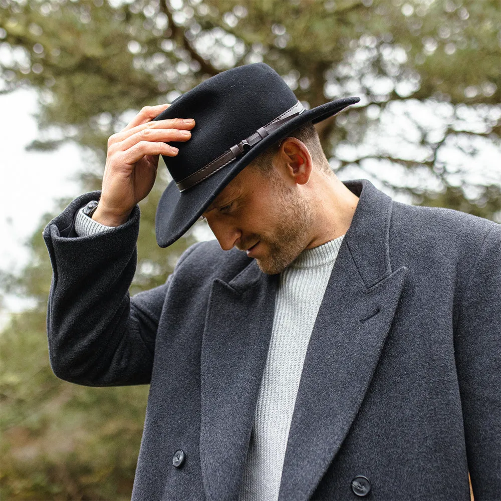 Jaxon & James Crushable Outback Hat - Black