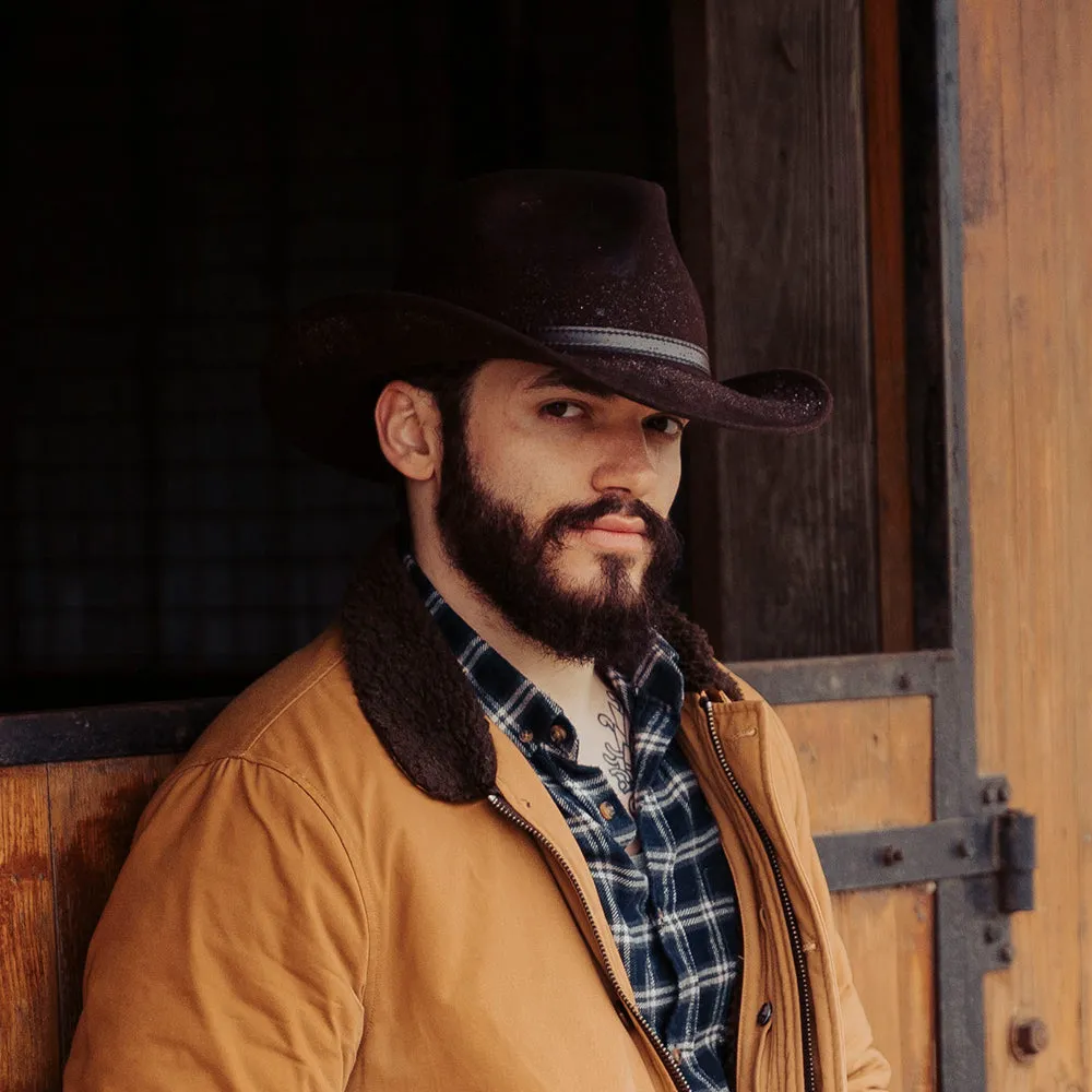 Jaxon & James Crushable Outback Hat - Brown