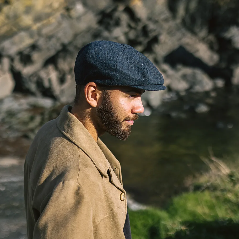 Jaxon & James Falconbrook Newsboy Cap - Navy Blue