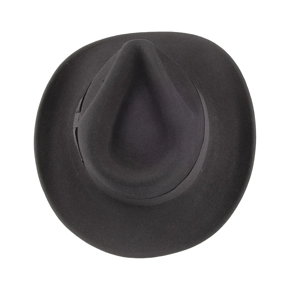 Jaxon & James Ford Fedora Hat - Black
