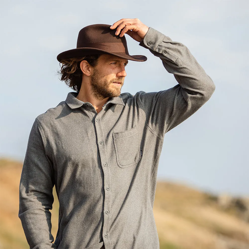 Jaxon & James Ford Fedora Hat - Brown