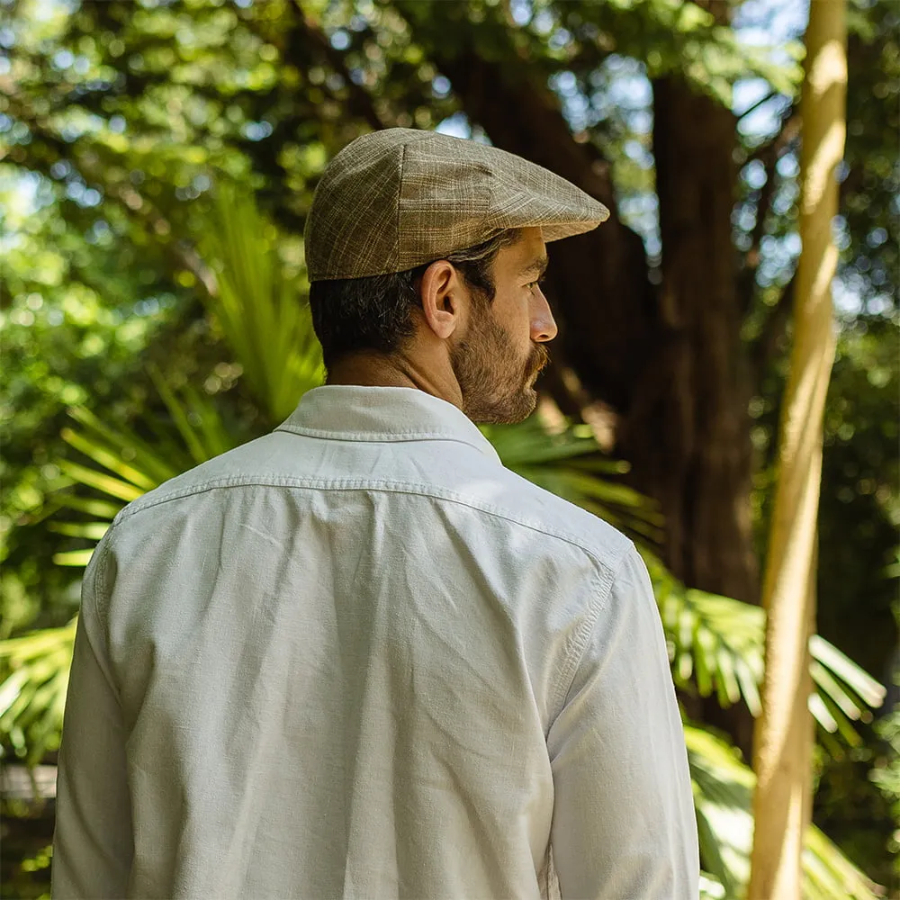 Jaxon & James Grantville Plaid Flat Cap - Tan