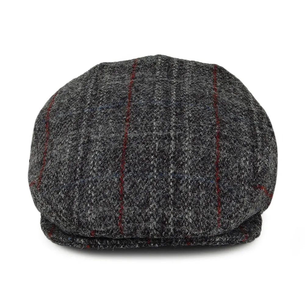 Jaxon & James HARRIS TWEED Loch Alsh Flat Cap - Grey Multi