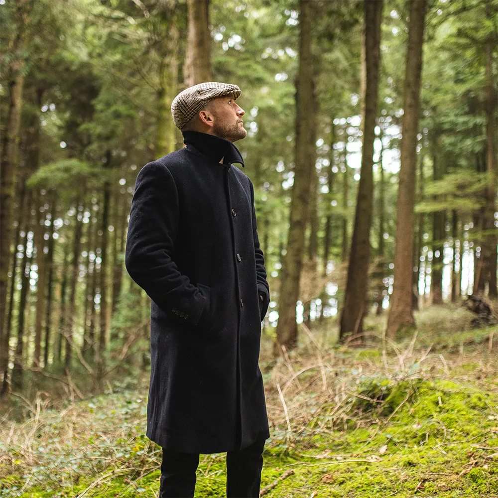 Jaxon & James HARRIS TWEED Locheport Flat Cap - Brown-Tan