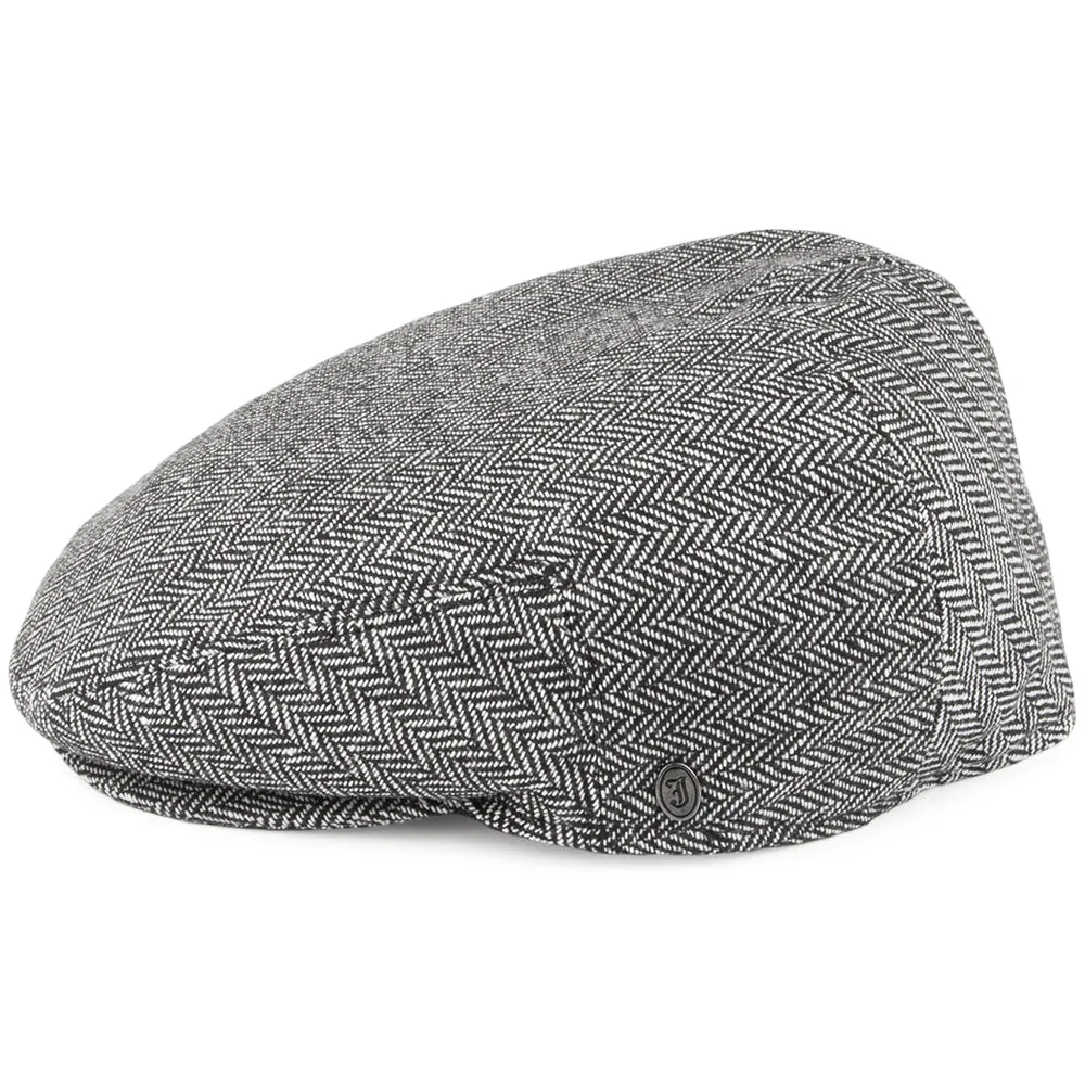 Jaxon & James Herringbone Flat Cap - Grey
