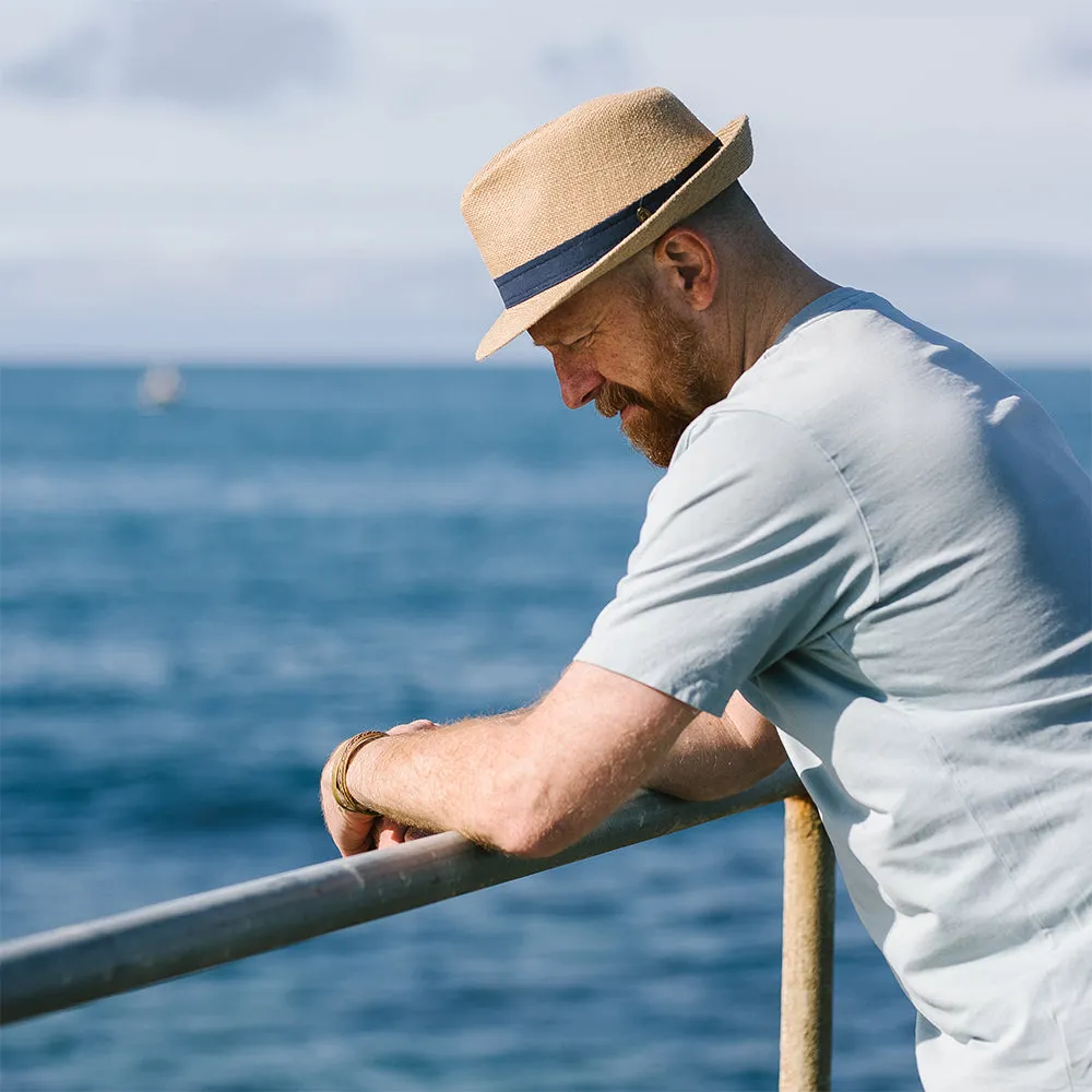 Jaxon & James Jute Trilby Hat - Tan