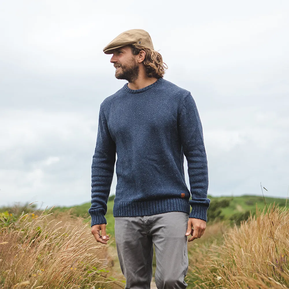 Jaxon & James Linen Flat Cap - Camel