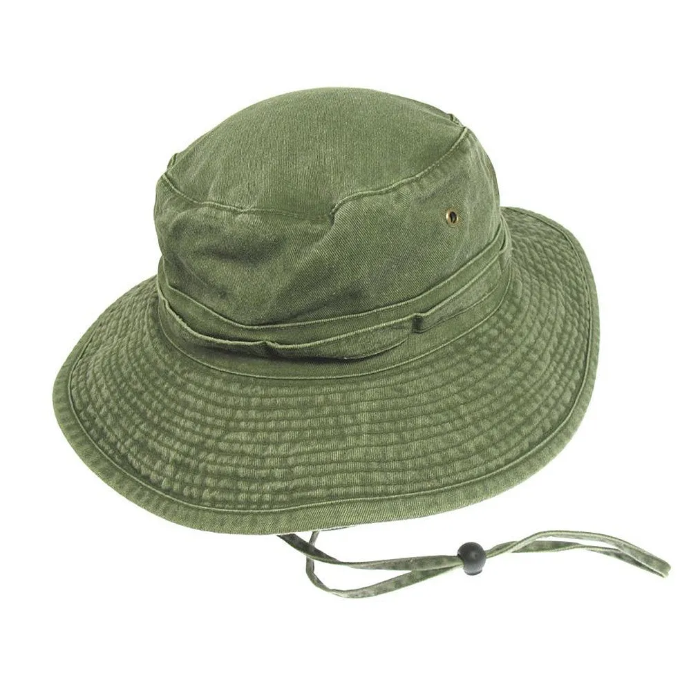 Jaxon & James Packable Cotton Boonie Hat - Olive