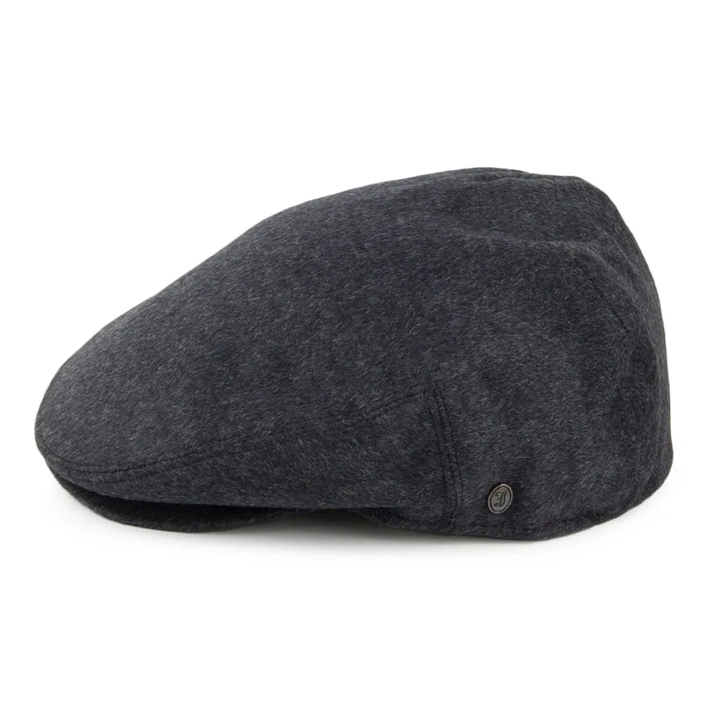 Jaxon & James Pure Wool Harlem Flat Cap - Charcoal