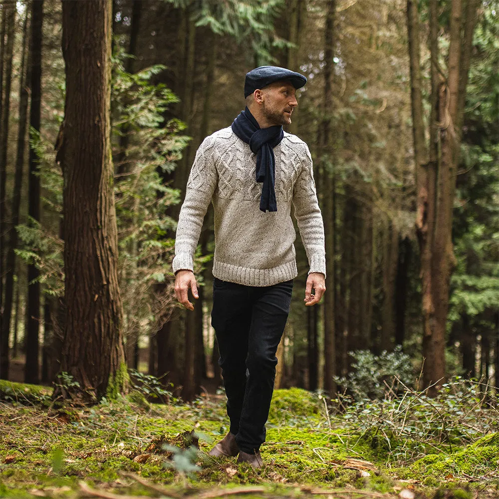 Jaxon & James Pure Wool Harlem Flat Cap - Charcoal