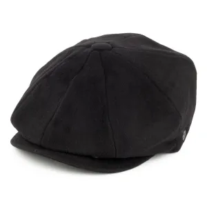 Jaxon & James Pure Wool Harlem Newsboy Cap - Black