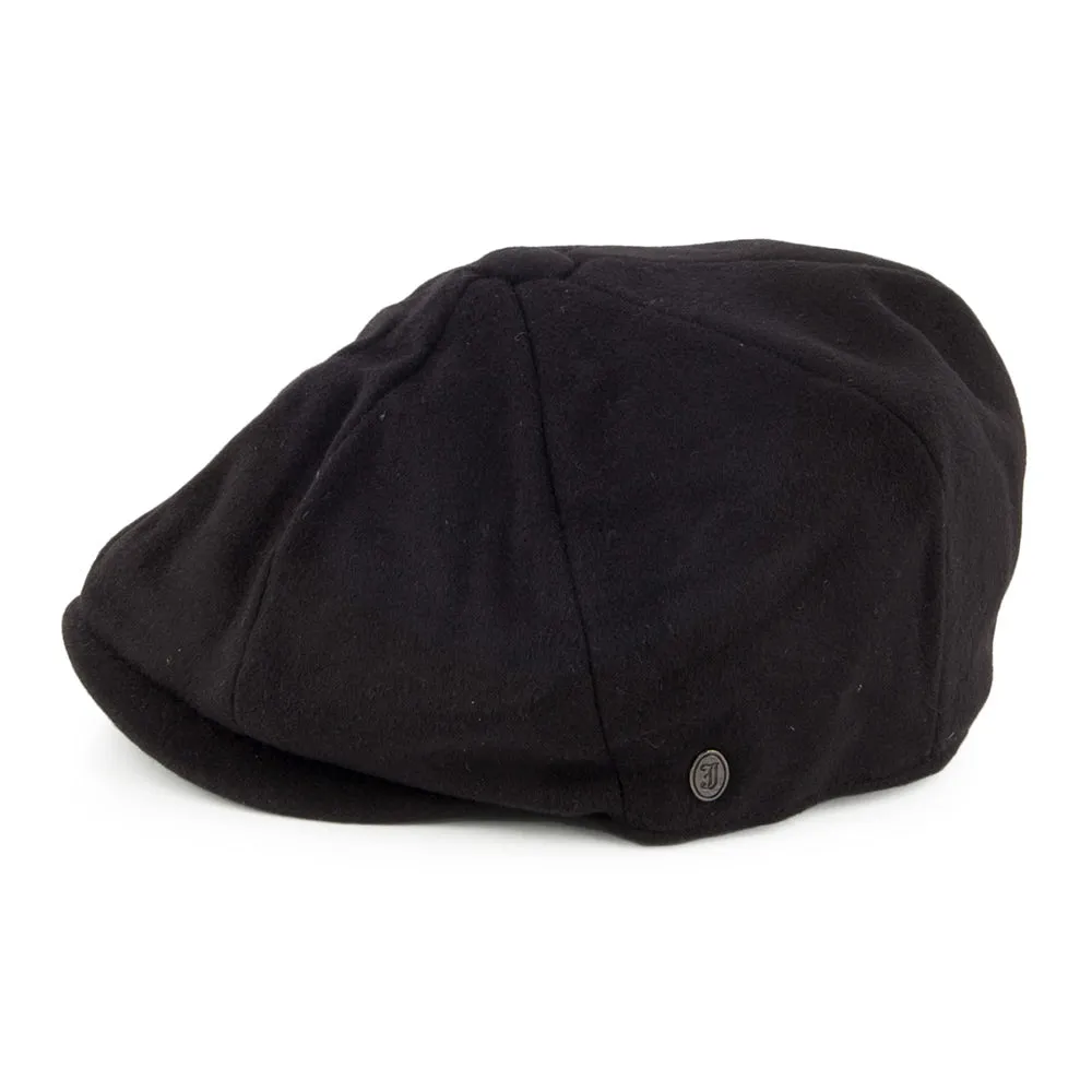 Jaxon & James Pure Wool Harlem Newsboy Cap - Black