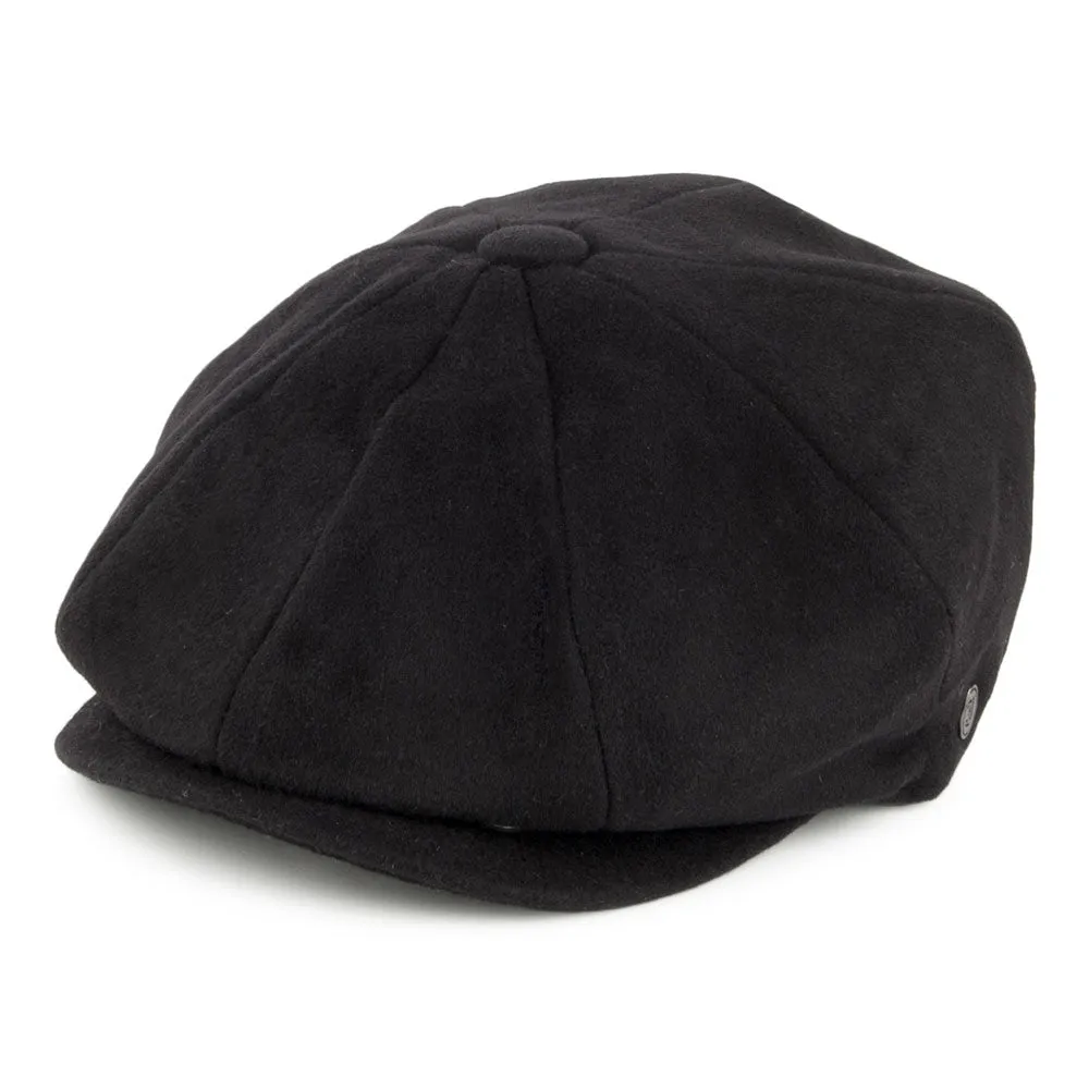 Jaxon & James Pure Wool Harlem Newsboy Cap - Black