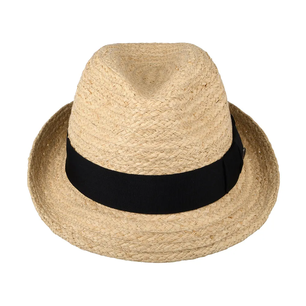 Jaxon & James Saybrook Raffia Trilby Hat - Natural