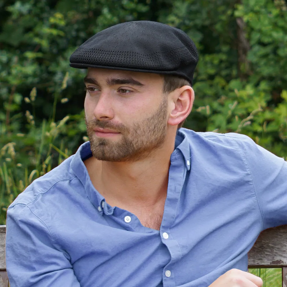 Jaxon & James Summer Flat Cap - Black