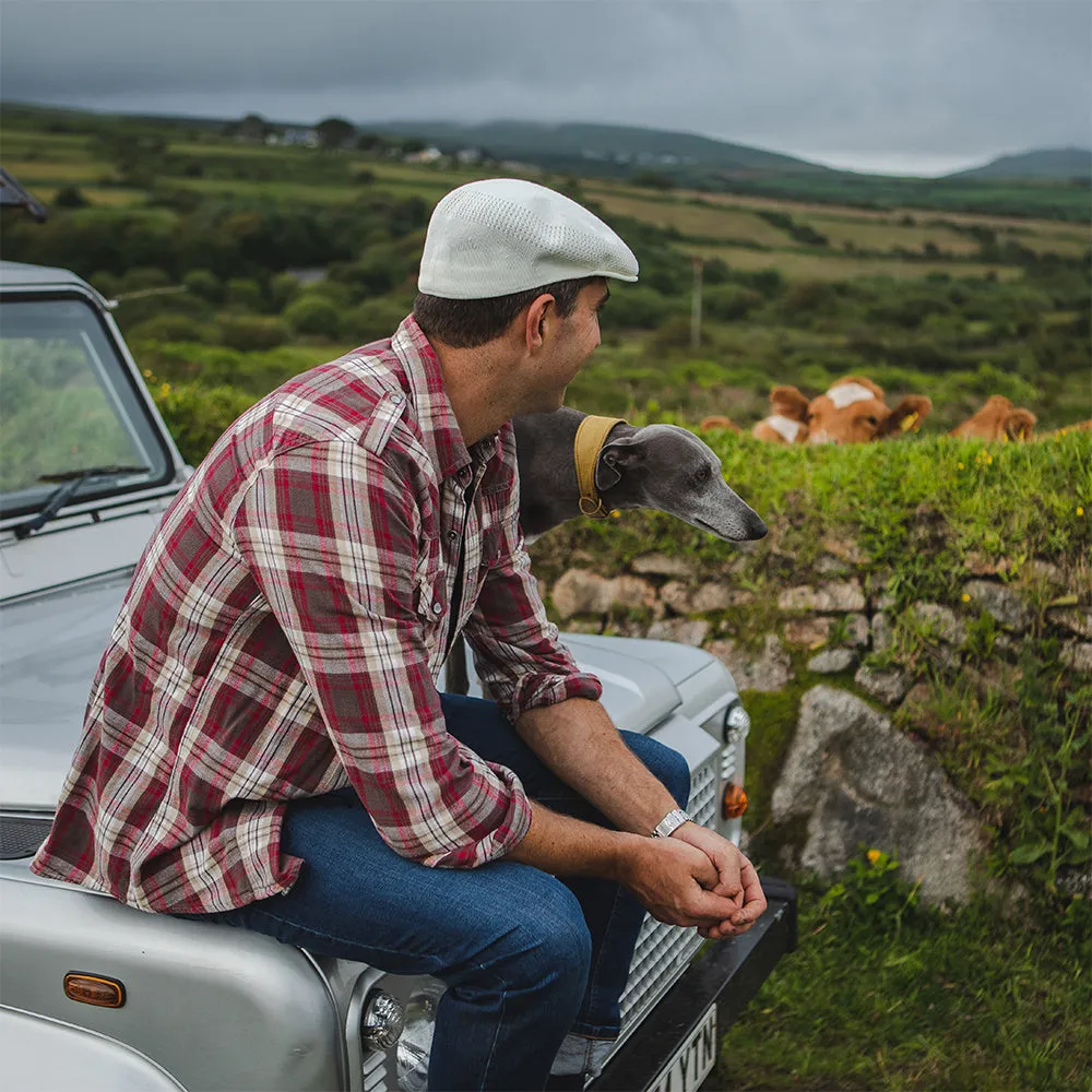 Jaxon & James Summer Flat Cap - White