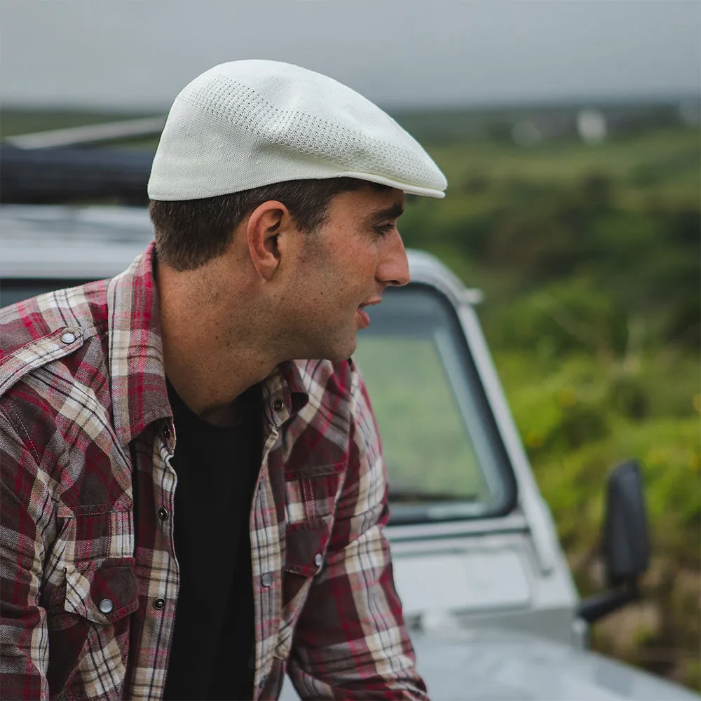 Jaxon & James Summer Flat Cap - White