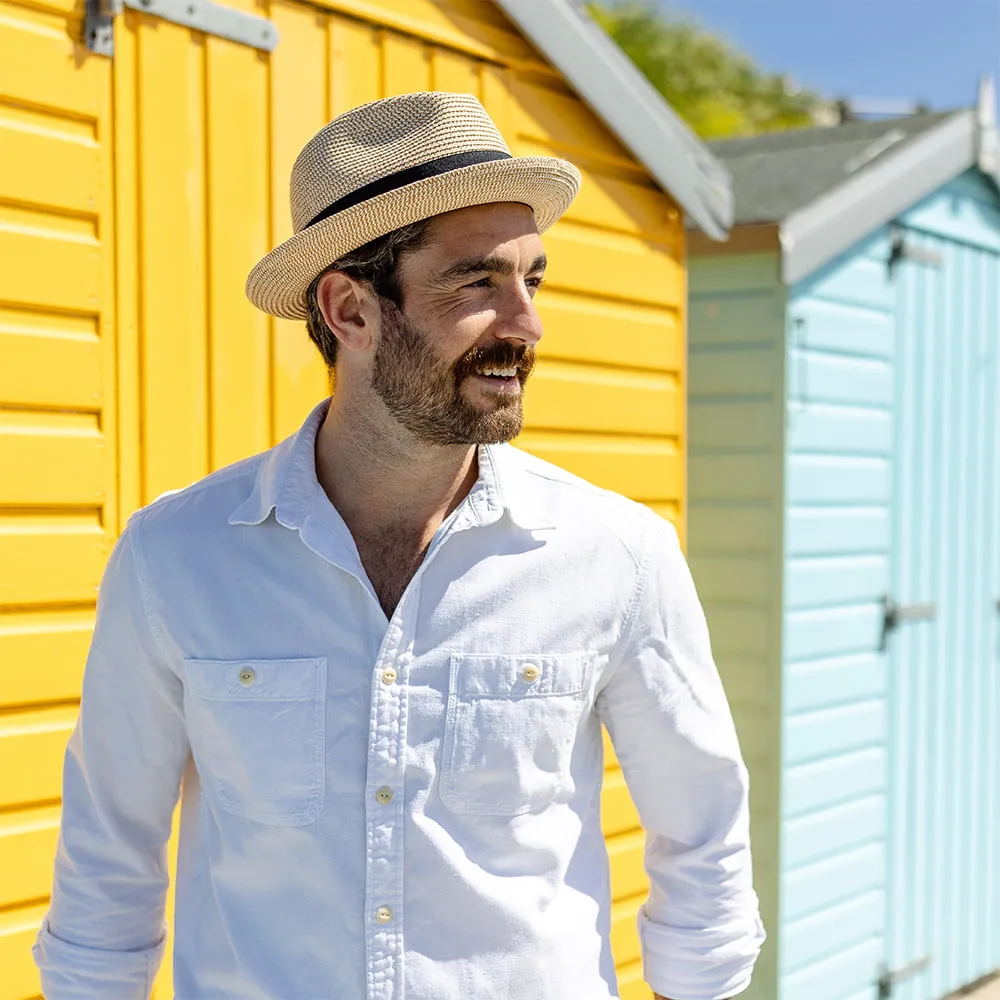 Jaxon & James Toyo Straw Trilby Hat - Natural