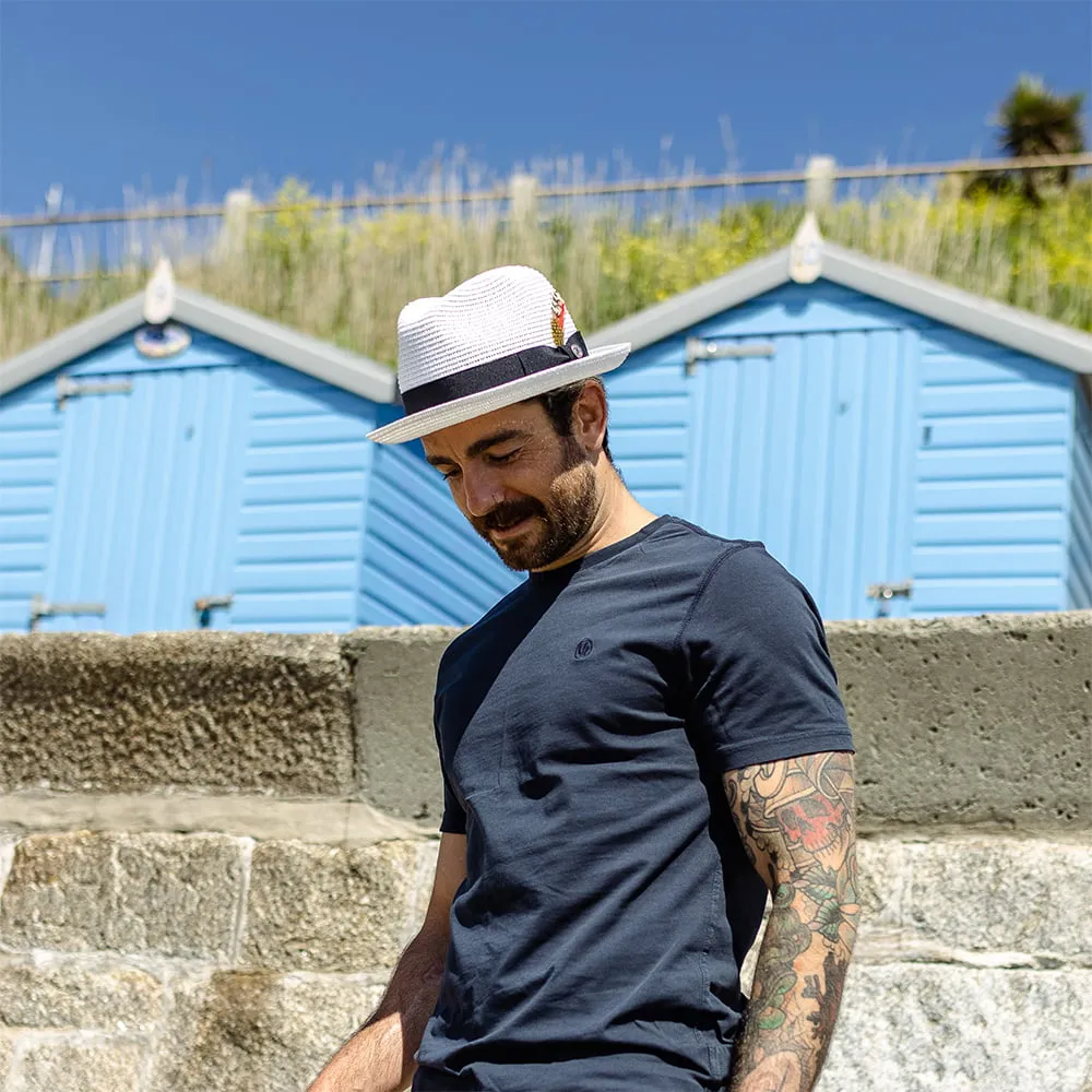Jaxon & James Toyo Straw Trilby Hat - White