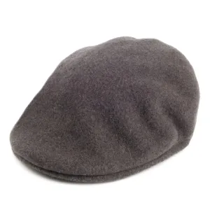 Kangol 504 Wool Flat Cap - Dark Flannel