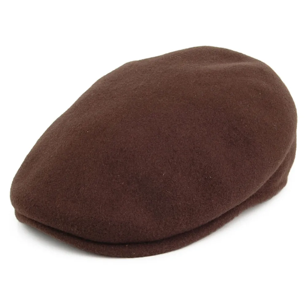 Kangol 504 Wool Flat Cap - Tobacco