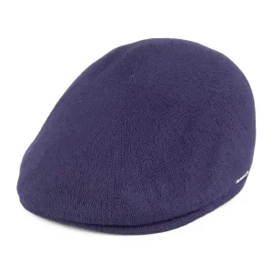 Kangol 507 Bamboo Flat Cap - Navy Blue