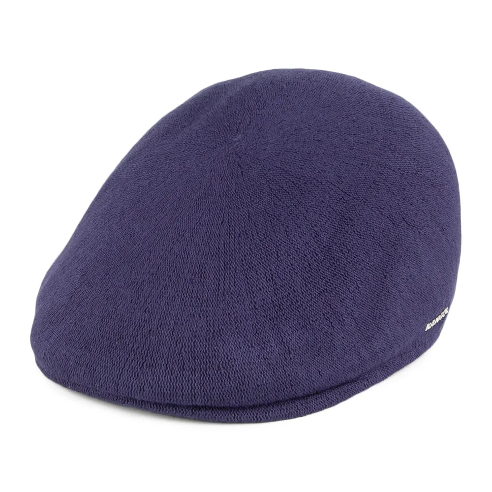 Kangol 507 Bamboo Flat Cap - Navy Blue
