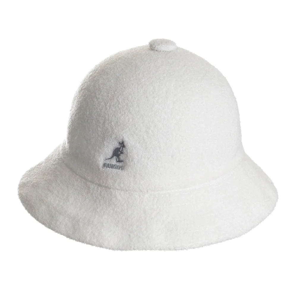 Kangol Bermuda Casual Bucket Hat - White