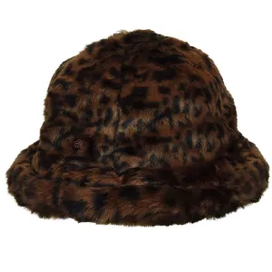 Kangol Faux Fur Casual Bucket - Leopard