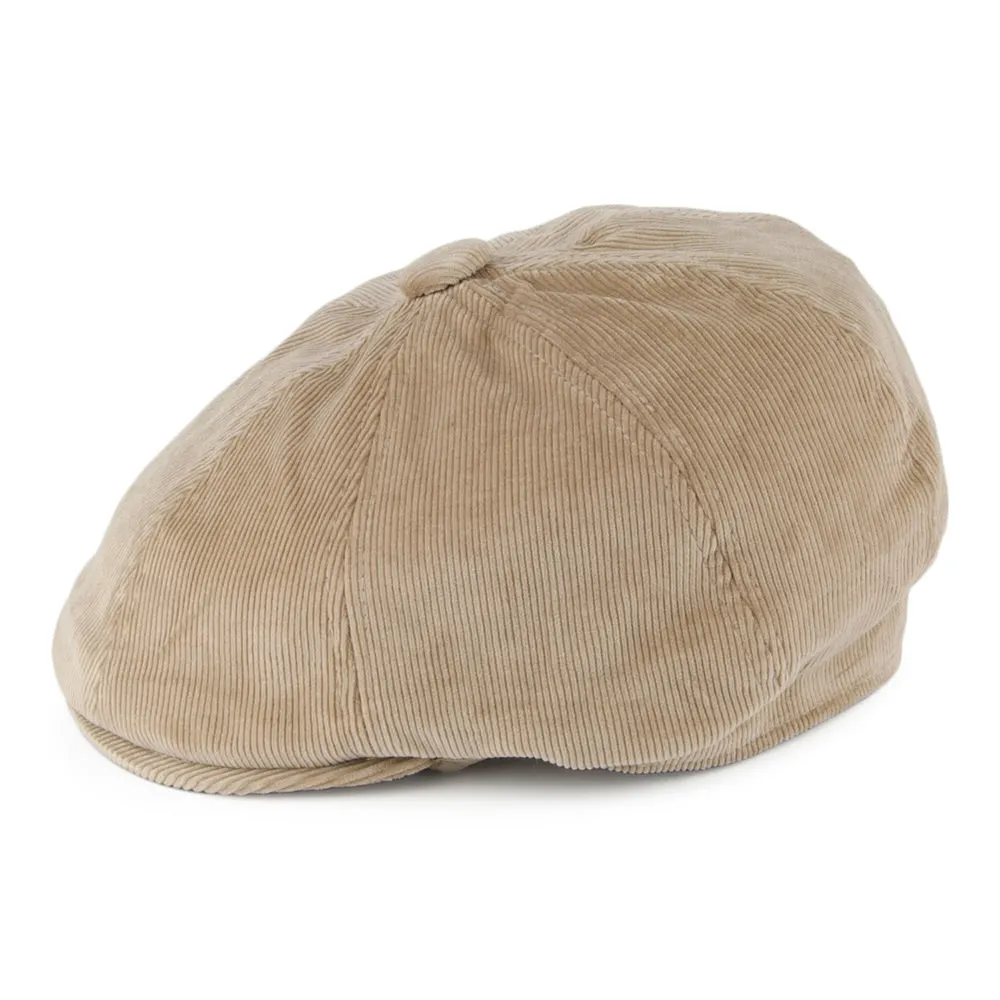 Kangol Hawker Corduroy Newsboy Cap - Beige