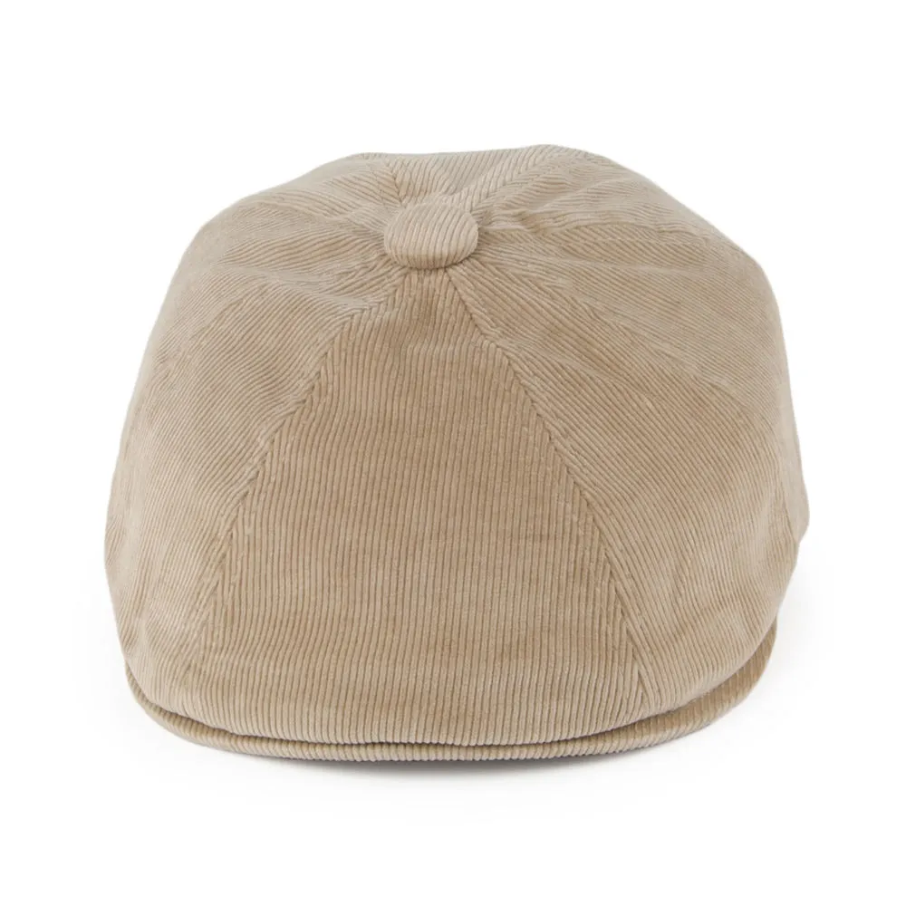 Kangol Hawker Corduroy Newsboy Cap - Beige