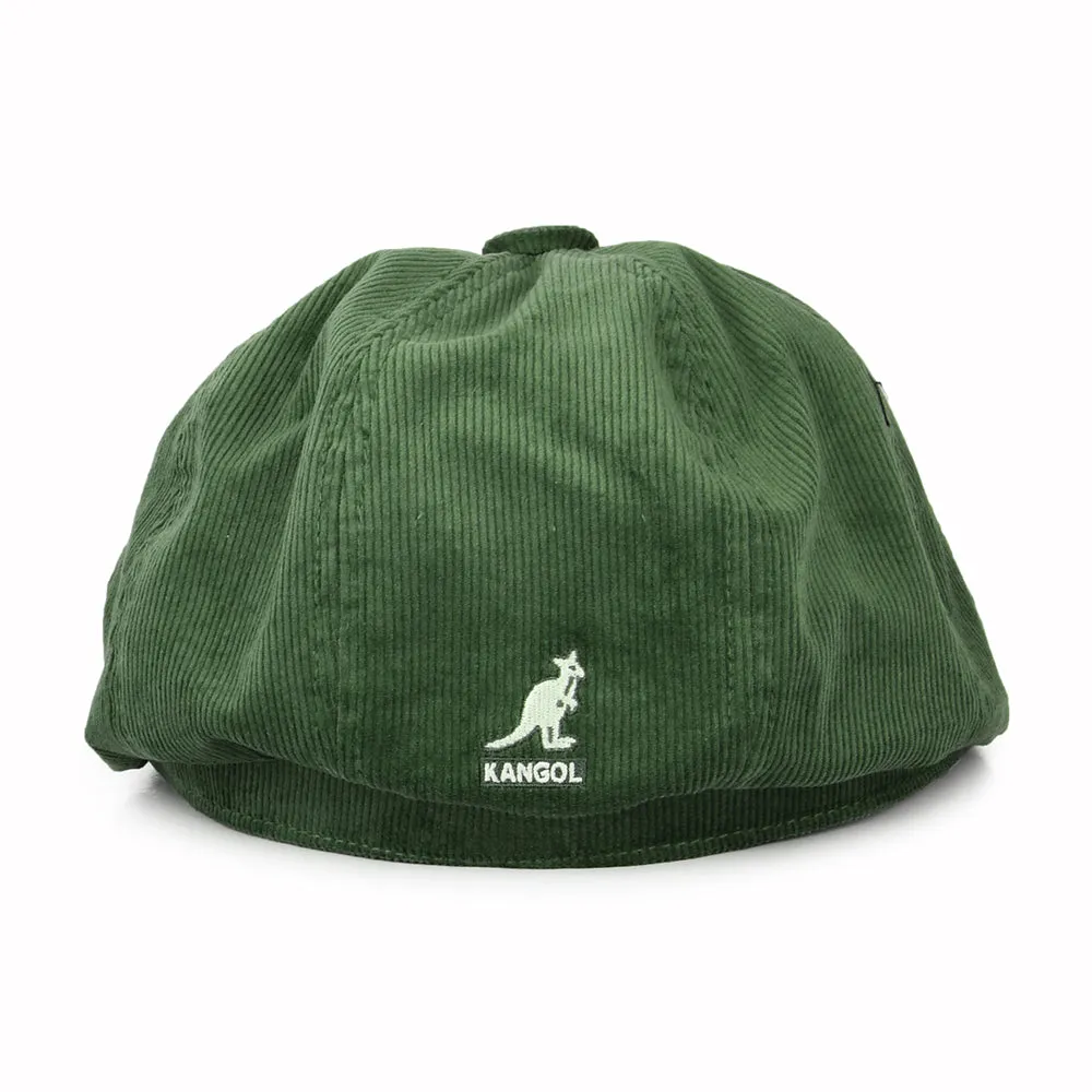 Kangol Hawker Corduroy Newsboy Cap - Olive