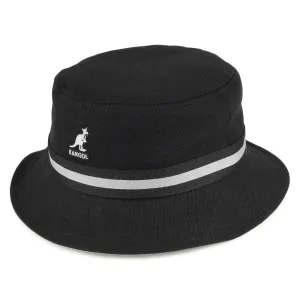 Kangol Stripe Lahinch Bucket Hat - Black