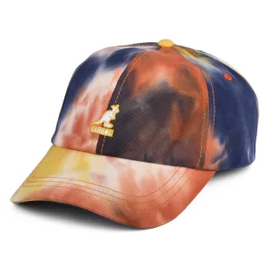 Kangol Tie Dye Cotton Baseball Cap - Multi-Coloured