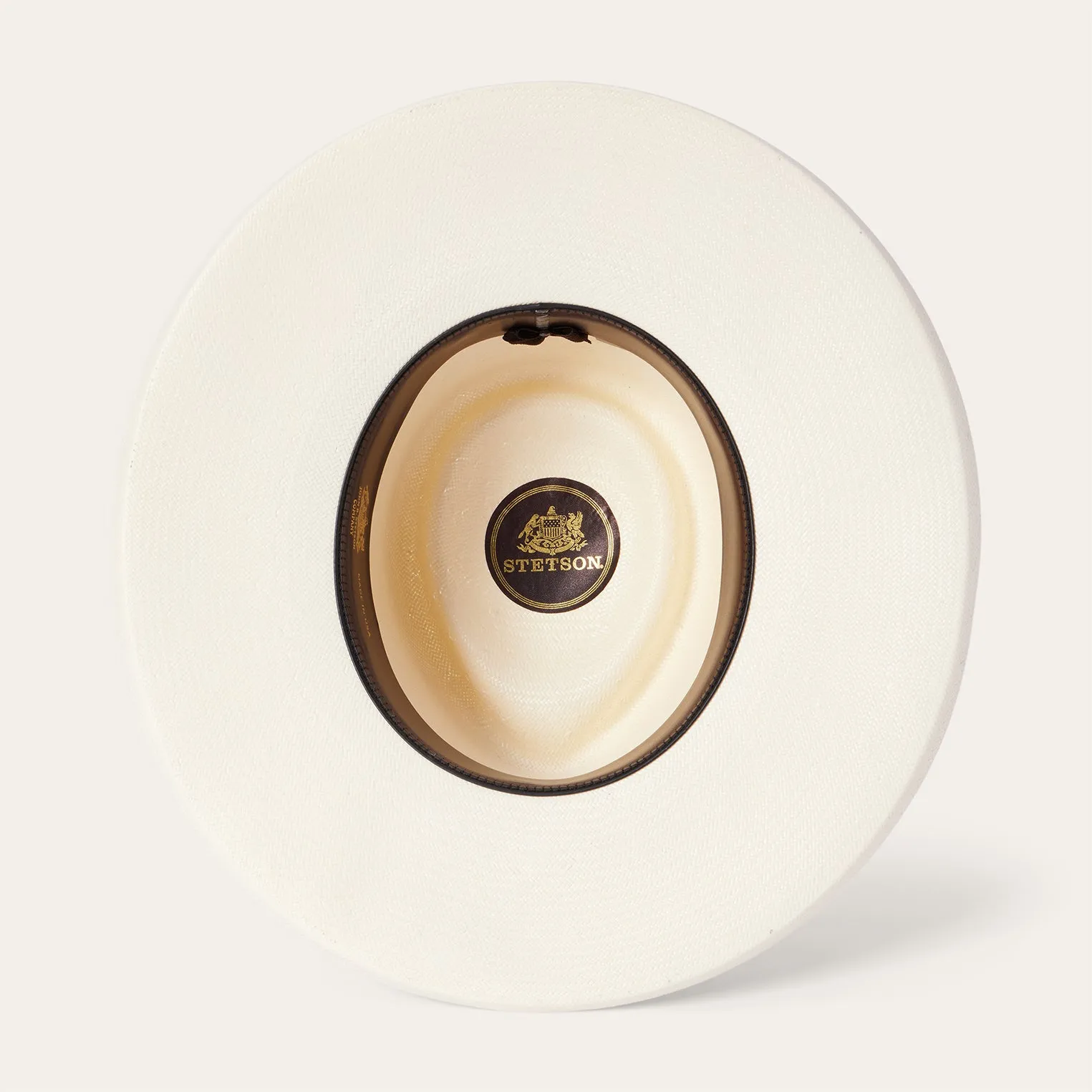 Kings Row Shantung Straw Fedora -STETSON