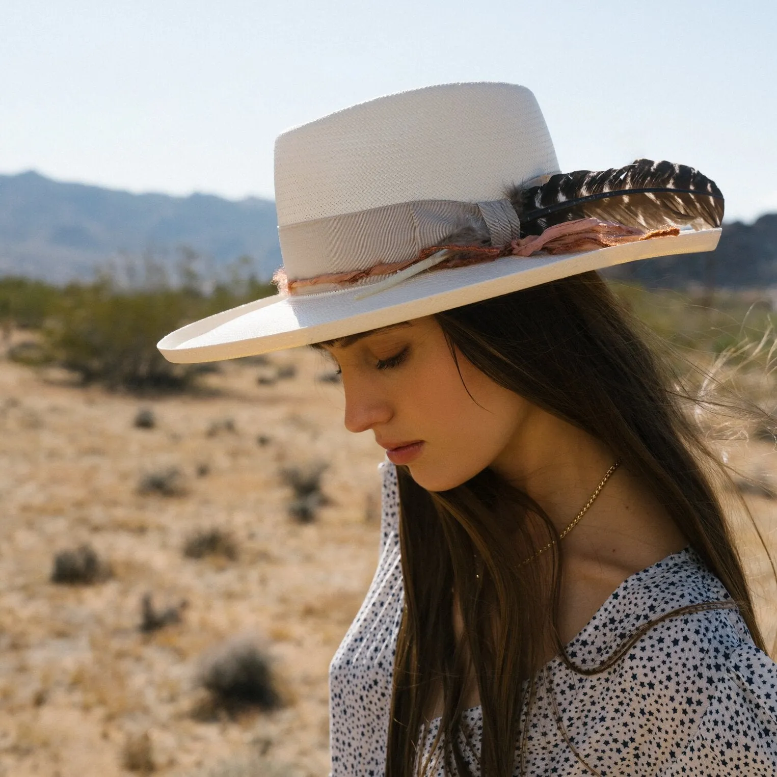Kings Row Shantung Straw Fedora -STETSON
