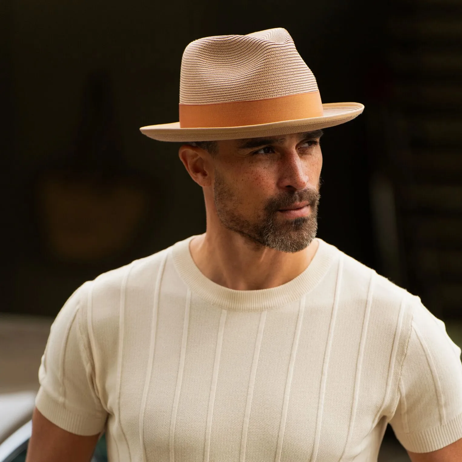 Latte Milan Fedora -STETSON