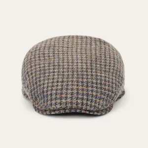 Linen/Cotton Houndstooth Driver Cap -STETSON