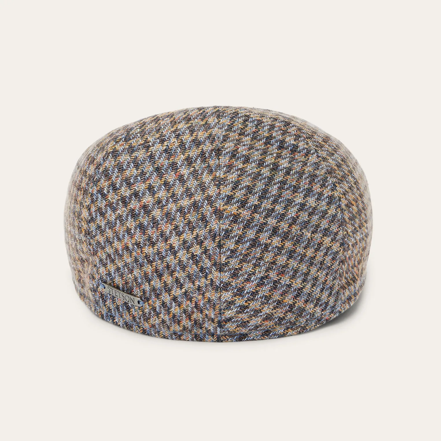 Linen/Cotton Houndstooth Driver Cap -STETSON