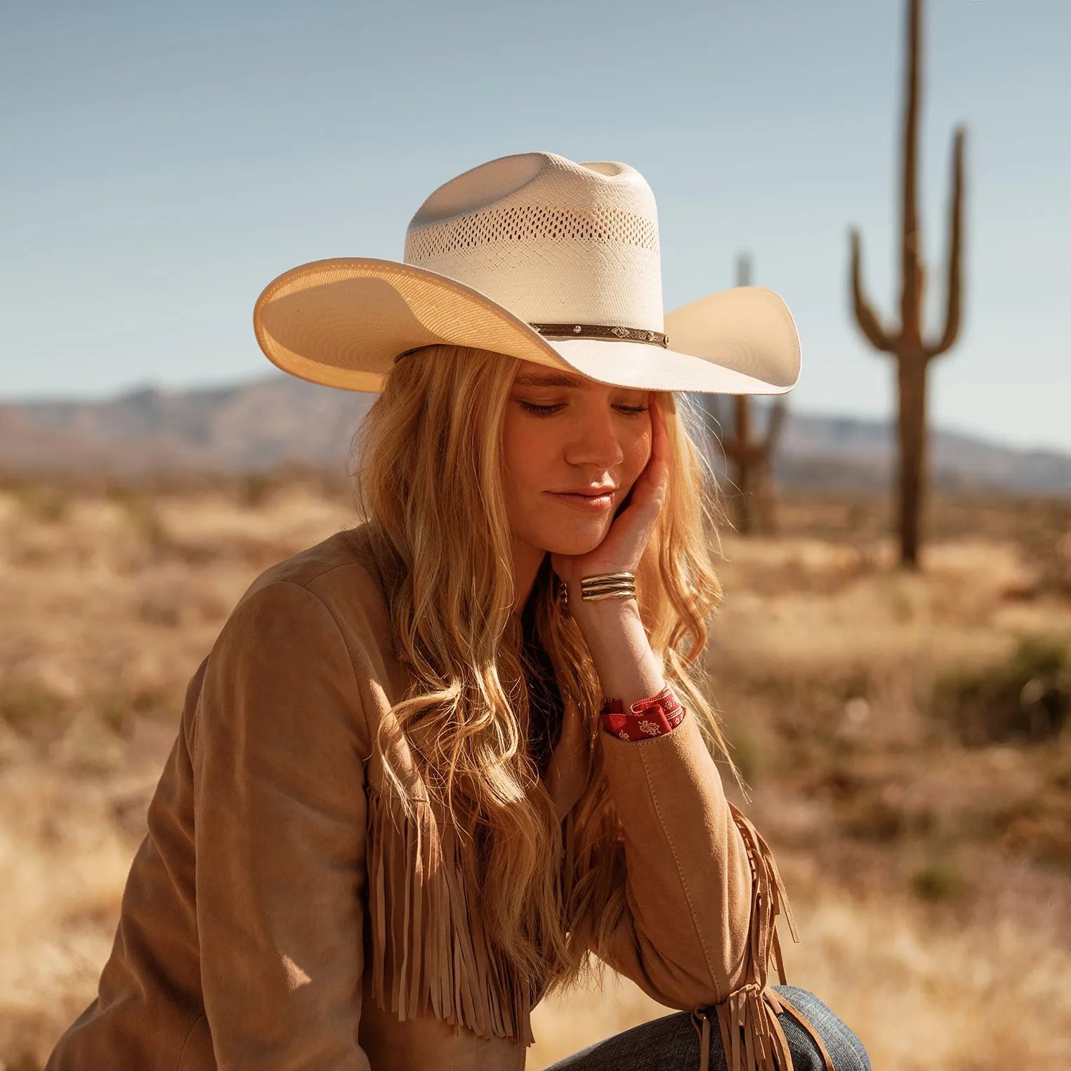 Lobo 10X Straw Cowboy Hat -STETSON