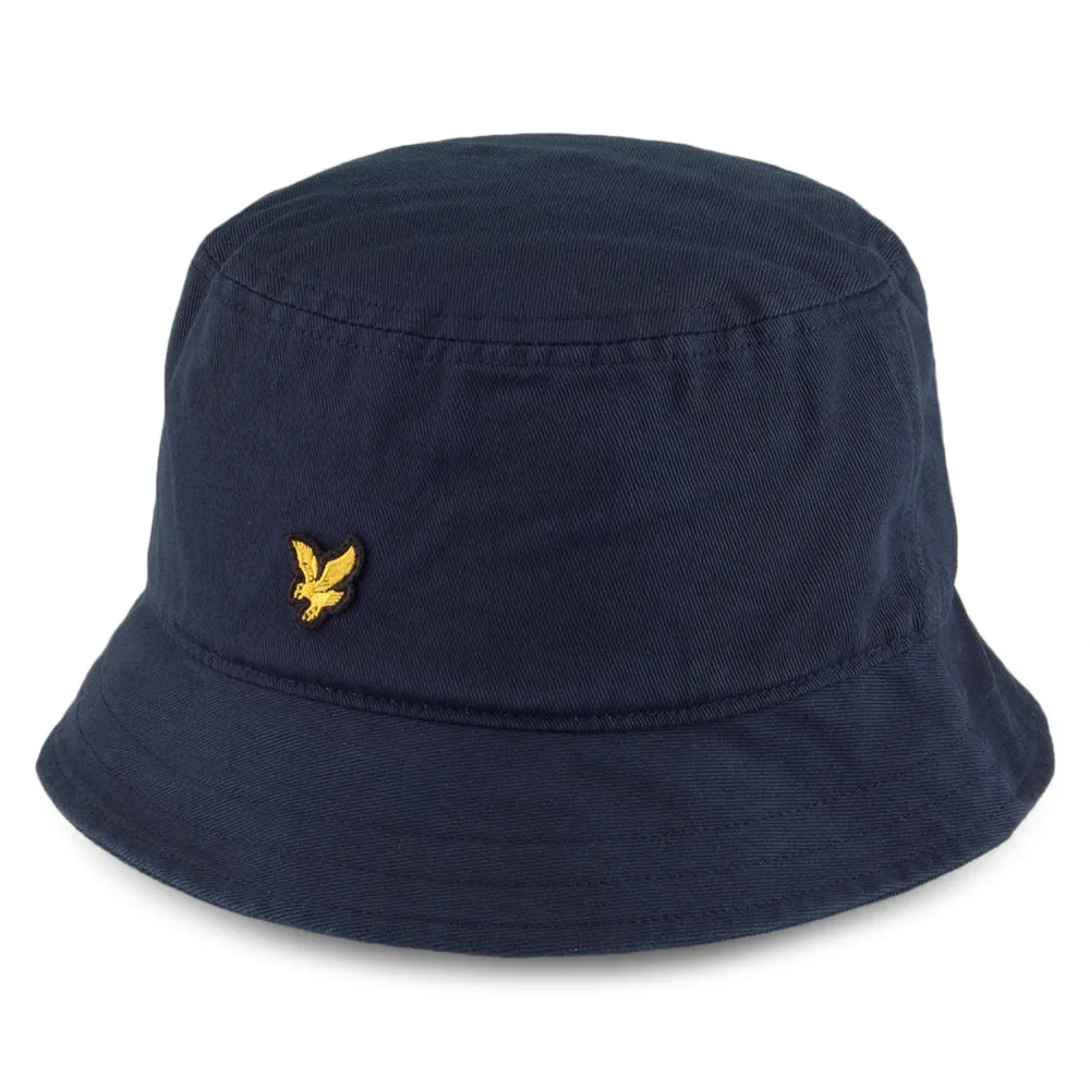 Lyle & Scott Hats Cotton Twill Bucket Hat - Navy Blue