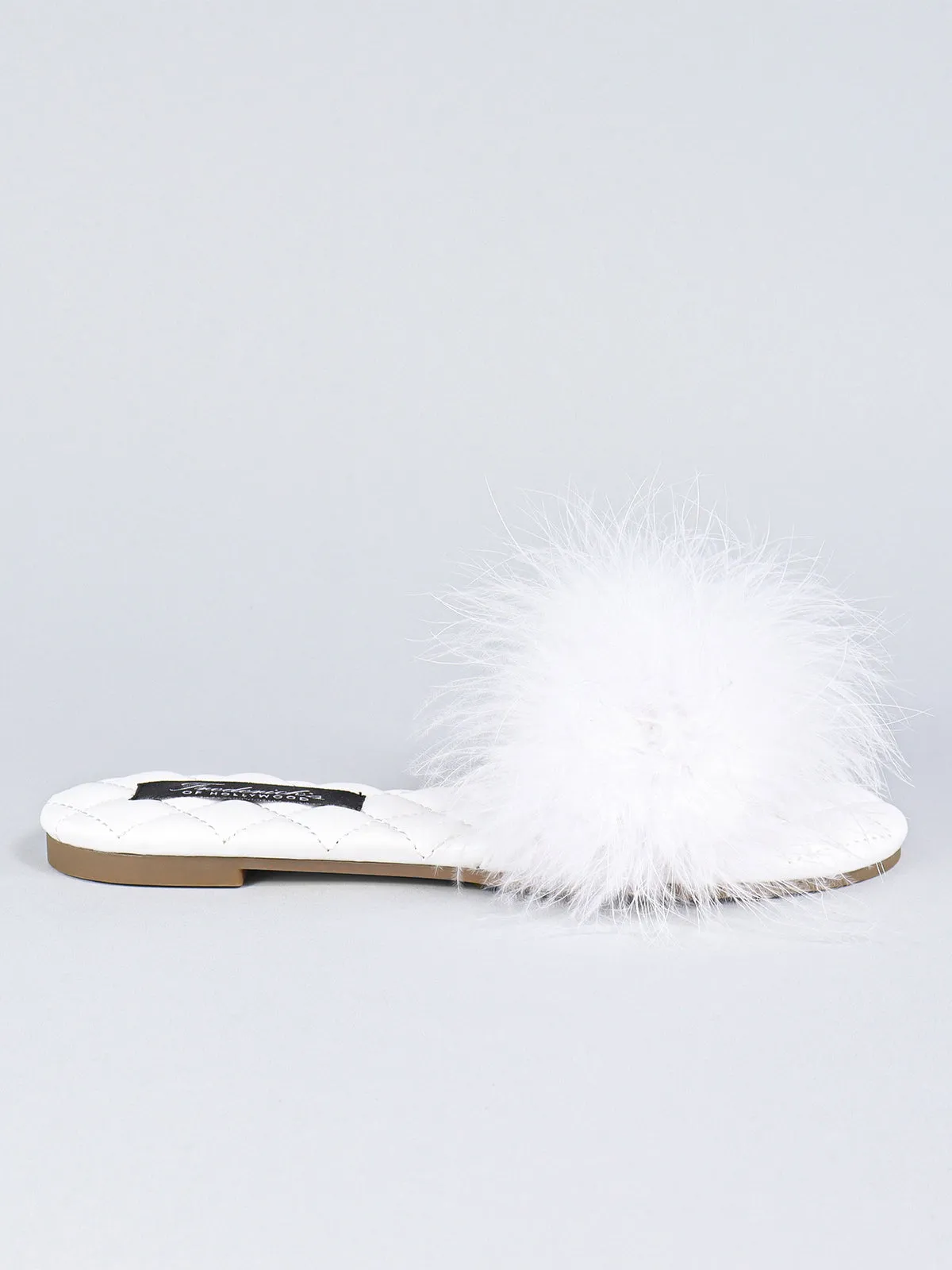 Maxim Feather Flat Sandal