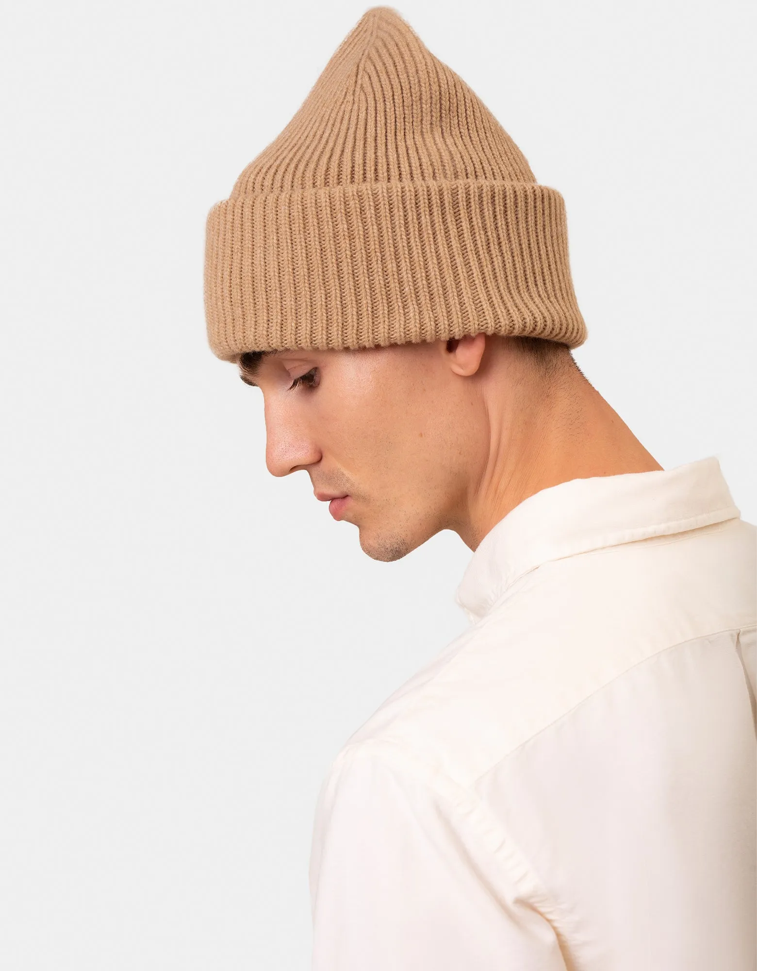 Merino Wool Hat - Sandstone Orange