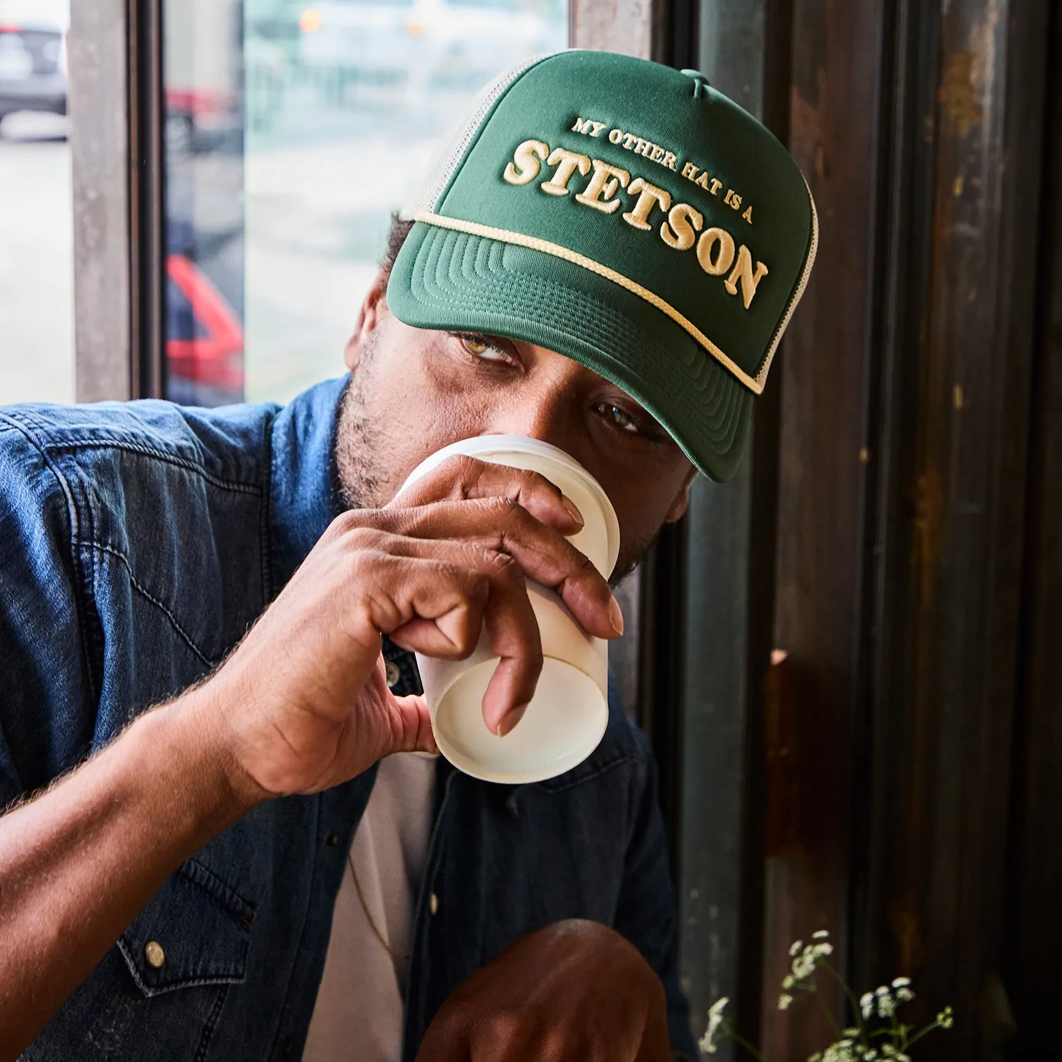 My Other Hat Is A Stetson Trucker Cap -STETSON